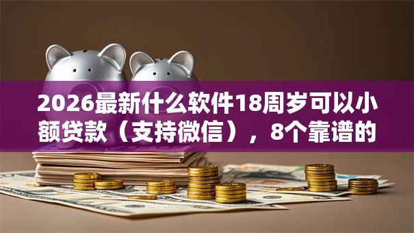 2026最新什么软件18周岁可以小额贷款（支持微信），8个靠谱的贷款平台排行榜无私分享