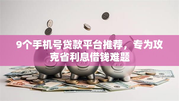 9个手机号贷款平台推荐，专为攻克省利息借钱难题