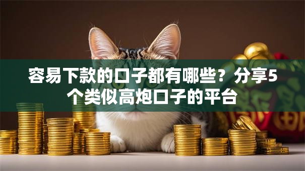容易下款的口子都有哪些？分享5个类似高炮口子的平台