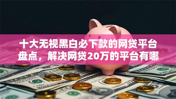 十大无视黑白必下款的网贷平台盘点，解决网贷20万的平台有哪些的问题