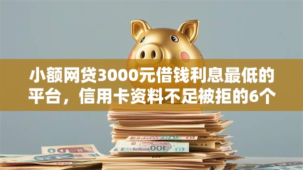 小额网贷3000元借钱利息最低的平台,信用卡资料不足被拒的6个平台介绍 小额网贷3000元借钱利息最低的平台,信用卡资料不足被拒的6个平台介绍