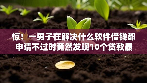 惊！一男子在解决什么软件借钱都申请不过时竟然发现10个贷款最容易通过的平台，事后分享了出来