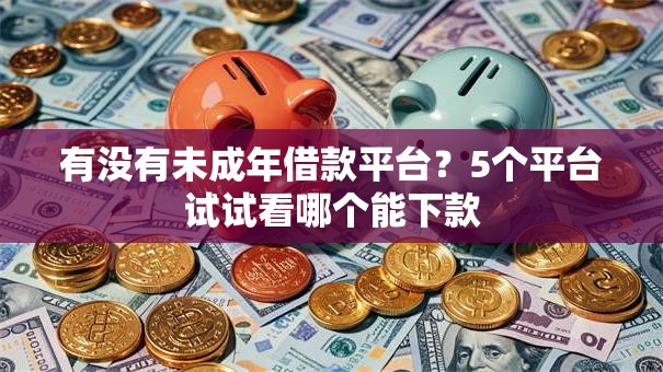 有没有未成年借款平台？5个平台试试看哪个能下款