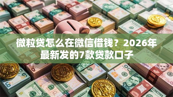 微粒贷怎么在微信借钱?2026年最新发的7款贷款口子 微粒贷怎么在微信借钱?2026年最新发的7款贷款口子