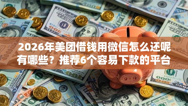 2026年美团借钱用微信怎么还呢有哪些？推荐6个容易下款的平台