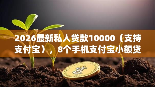 2026最新私人贷款10000（支持支付宝），8个手机支付宝小额贷款的app无私分享
