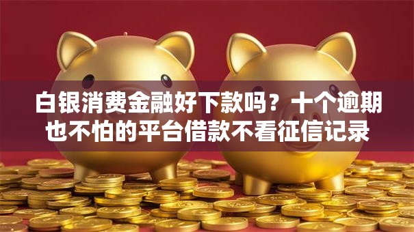 白银消费金融好下款吗?十个逾期也不怕的平台借款不看征信记录 白银消费金融好下款吗?十个逾期也不怕的平台借款不看征信记录