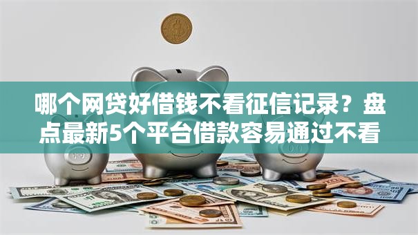 哪个网贷好借钱不看征信记录？盘点最新5个平台借款容易通过不看征信的
