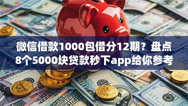 微信借款1000包借分12期？盘点8个5000块贷款秒下app给你参考