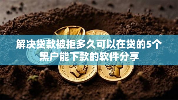 解决贷款被拒多久可以在贷的5个黑户能下款的软件分享