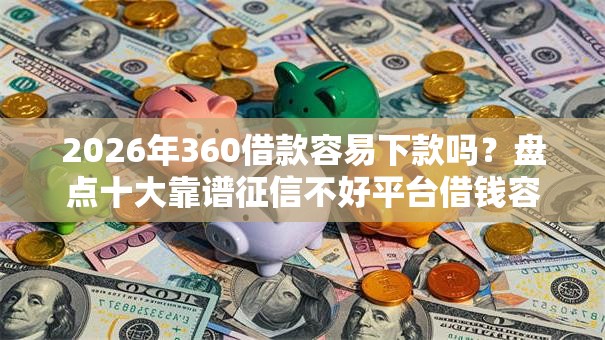 2026年360借款容易下款吗？盘点十大靠谱征信不好平台借钱容易通过