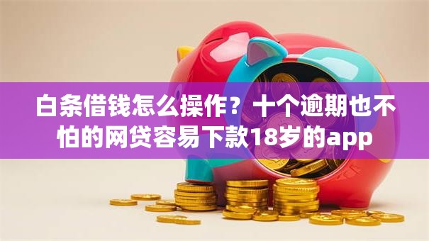 白条借钱怎么操作？十个逾期也不怕的网贷容易下款18岁的app