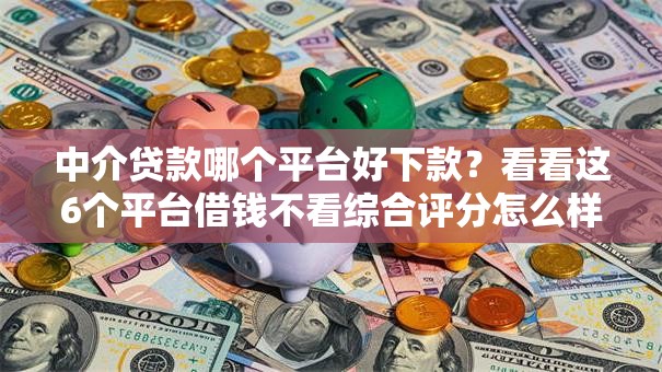 中介贷款哪个平台好下款？看看这6个平台借钱不看综合评分怎么样