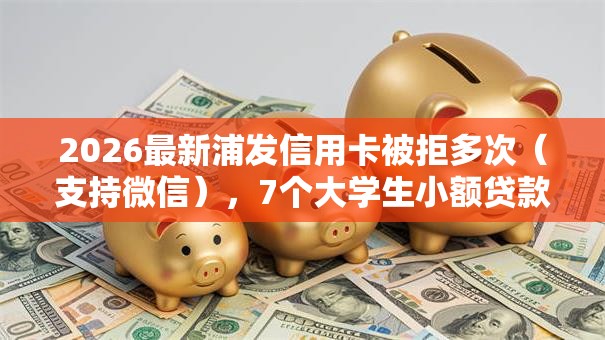 2026最新浦发信用卡被拒多次（支持微信），7个大学生小额贷款平台无私分享