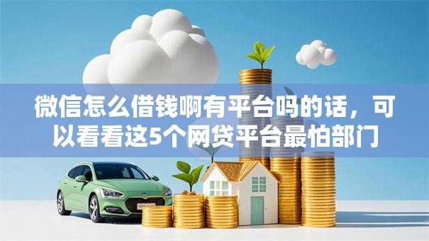 微信怎么借钱啊有平台吗的话，可以看看这5个网贷平台最怕部门