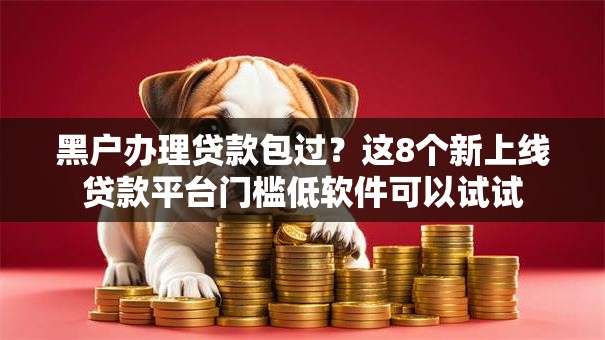 黑户办理贷款包过？这8个新上线贷款平台门槛低软件可以试试