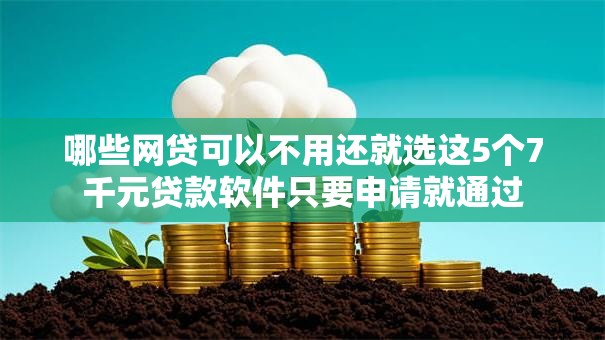 哪些网贷可以不用还就选这5个7千元贷款软件只要申请就通过 哪些网贷可以不用还就选这5个7千元贷款软件只要申请就通过