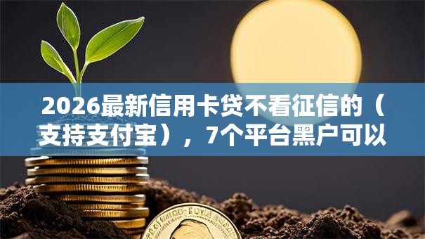 2026最新信用卡贷不看征信的(支持支付宝),7个平台黑户可以借到钱呢无私分享 2026最新信用卡贷不看征信的(支持支付宝),7个平台黑户可以借到钱呢无私分享