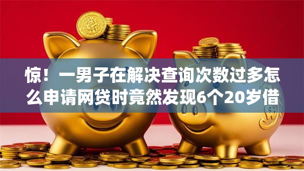 惊！一男子在解决查询次数过多怎么申请网贷时竟然发现6个20岁借钱不求征信速借app，事后分享了出来