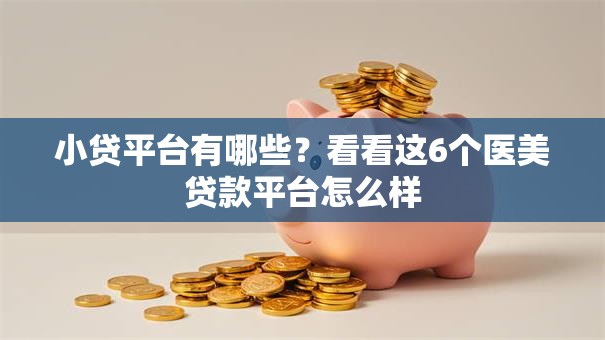 小贷平台有哪些？看看这6个医美贷款平台怎么样