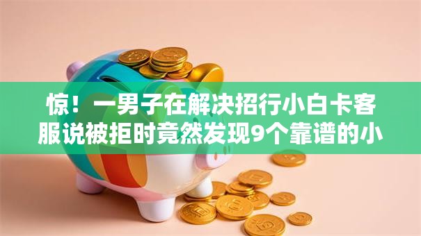 惊!一男子在解决招行小白卡客服说被拒时竟然发现9个靠谱的小额贷款平台,事后分享了出来 惊!一男子在解决招行小白卡客服说被拒时竟然发现9个靠谱的小额贷款平台,事后分享了出来