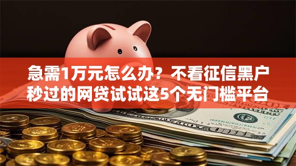 急需1万元怎么办?不看征信黑户秒过的网贷试试这5个无门槛平台 急需1万元怎么办?不看征信黑户秒过的网贷试试这5个无门槛平台