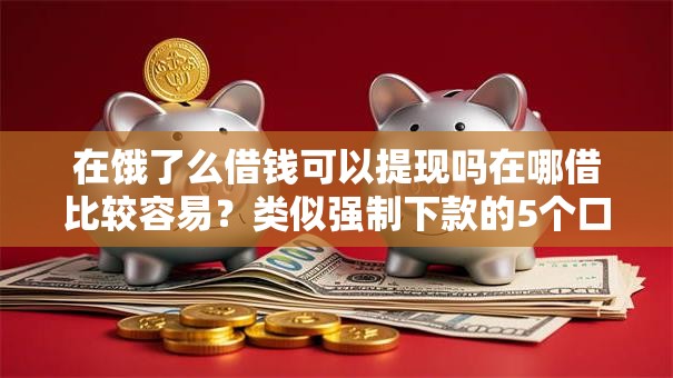 在饿了么借钱可以提现吗在哪借比较容易？类似强制下款的5个口子参考