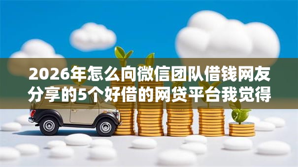 2026年怎么向微信团队借钱网友分享的5个好借的网贷平台我觉得不错！