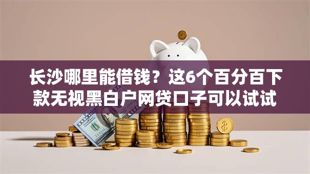 长沙哪里能借钱?这6个百分百下款无视黑白户网贷口子可以试试 长沙哪里能借钱?这6个百分百下款无视黑白户网贷口子可以试试