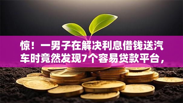 惊！一男子在解决利息借钱送汽车时竟然发现7个容易贷款平台，事后分享了出来
