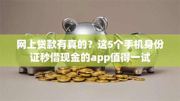 网上贷款有真的?这5个手机身份证秒借现金的app值得一试 网上贷款有真的?这5个手机身份证秒借现金的app值得一试