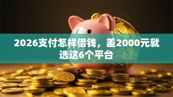 2026支付怎样借钱,差2000元就选这6个平台 2026支付怎样借钱,差2000元就选这6个平台