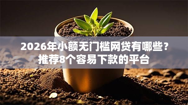 2026年小额无门槛网贷有哪些?推荐8个容易下款的平台 2026年小额无门槛网贷有哪些?推荐8个容易下款的平台