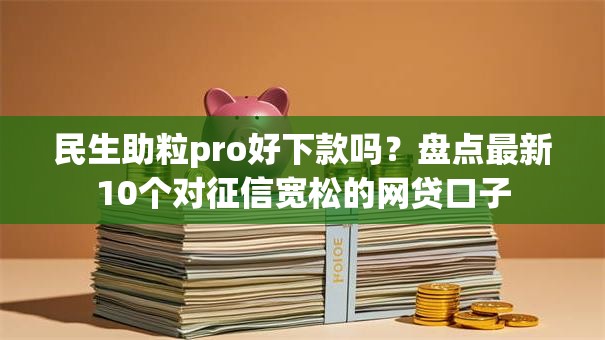 民生助粒pro好下款吗？盘点最新10个对征信宽松的网贷口子