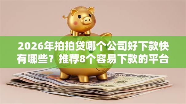 2026年拍拍贷哪个公司好下款快有哪些？推荐8个容易下款的平台