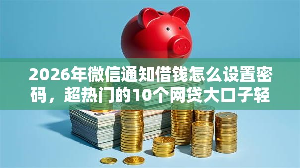 2026年微信通知借钱怎么设置密码，超热门的10个网贷大口子轻松借平台推荐