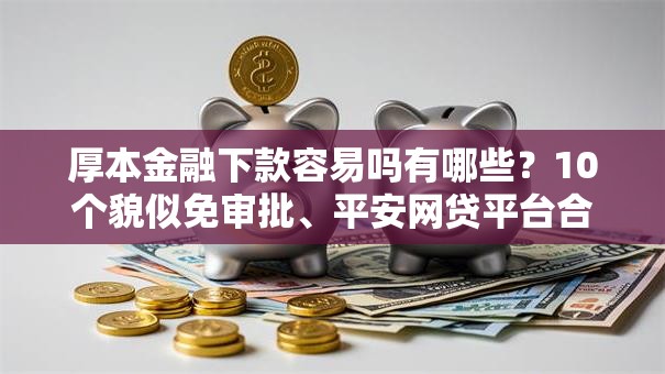 厚本金融下款容易吗有哪些?10个貌似免审批、平安网贷平台合集 厚本金融下款容易吗有哪些?10个貌似免审批、平安网贷平台合集