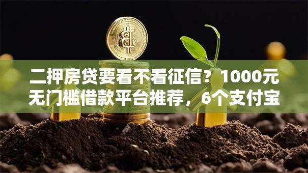 二押房贷要看不看征信？1000元无门槛借款平台推荐，6个支付宝贷款平台盘点