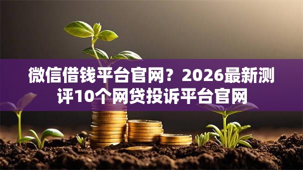 微信借钱平台官网?2026最新测评10个网贷投诉平台官网 微信借钱平台官网?2026最新测评10个网贷投诉平台官网