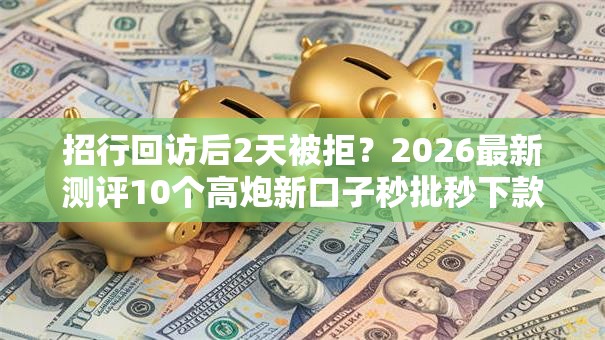 招行回访后2天被拒?2026最新测评10个高炮新口子秒批秒下款不上征信不用还的 招行回访后2天被拒?2026最新测评10个高炮新口子秒批秒下款不上征信不用还的