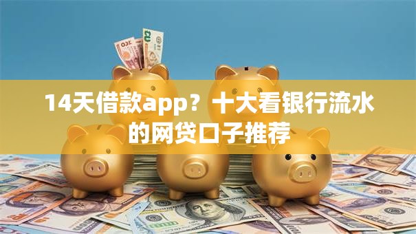 14天借款app？十大看银行流水的网贷口子推荐
