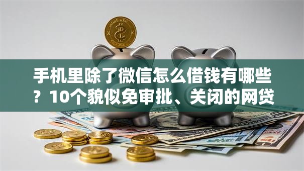 手机里除了微信怎么借钱有哪些？10个貌似免审批、关闭的网贷平台合集