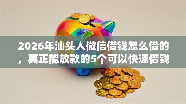 2026年汕头人微信借钱怎么借的，真正能放款的5个可以快速借钱的平台推荐