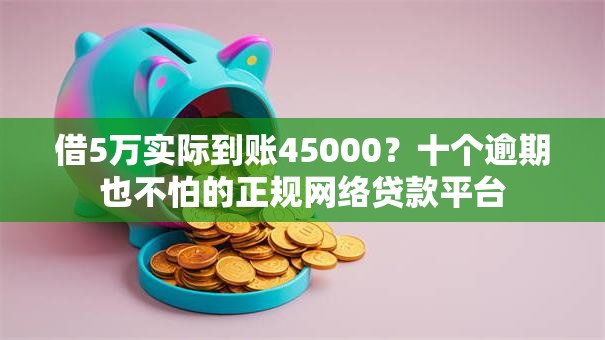 借5万实际到账45000？十个逾期也不怕的正规网络贷款平台
