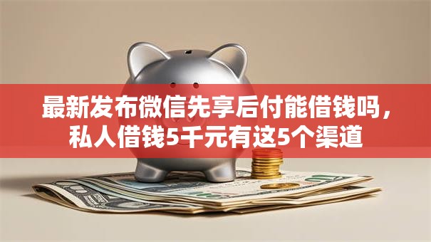 最新发布微信先享后付能借钱吗，私人借钱5千元有这5个渠道