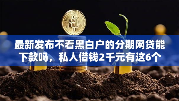 最新发布不看黑白户的分期网贷能下款吗，私人借钱2千元有这6个渠道