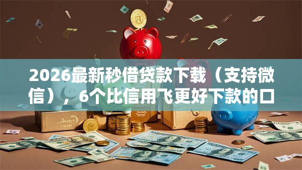 2026最新秒借贷款下载（支持微信），6个比信用飞更好下款的口子无私分享