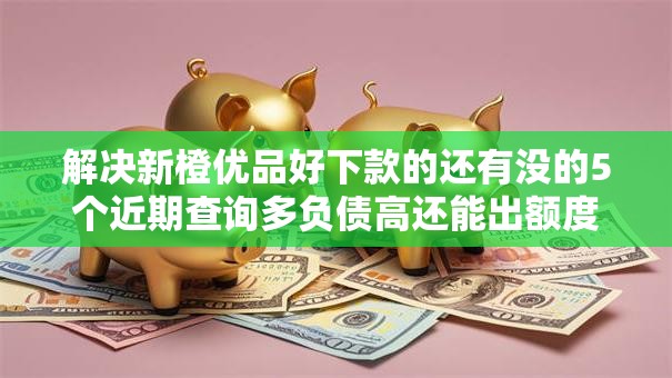 解决新橙优品好下款的还有没的5个近期查询多负债高还能出额度的口子分享