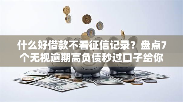 什么好借款不看征信记录？盘点7个无视逾期高负债秒过口子给你参考