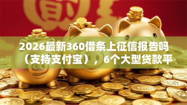 2026最新360借条上征信报告吗（支持支付宝），6个大型贷款平台无私分享
